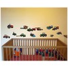 13–Piece Car Set-Tractor And Combine Harvester Farm Truck Wall Sticker