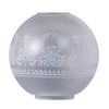 B&P Lamp® 9" Diameter, Ball Shade With Etched Filigree Design