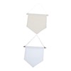 LALAFINA 2pcs Hanging Brooch Canvas Pennant Banner for Badge Collection