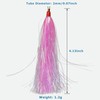 Bucktail Teasers Mylar Flash Teaser Tail Bucktail Teaser Rigs Flounder