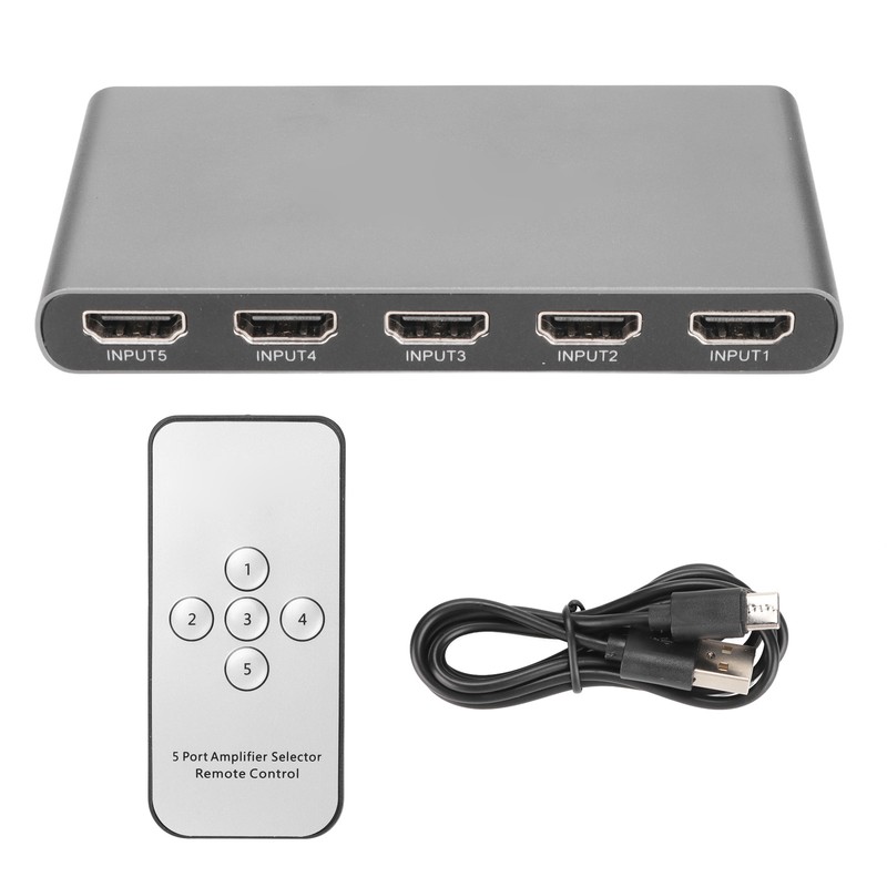 SWH51 5x1 HD Multimedia Interface Switcher 4K 60Hz 5 in