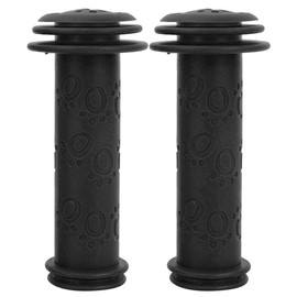 EBTOOLS Handlebar Grips Bicycle Grips for Kids Non-Toxic Non-Slip Safety Shockproof Rubber Short Bike (Black)