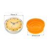 PATIKIL Waterproof Shower Clock, Non Ticking Silent Mini Cute Mirror