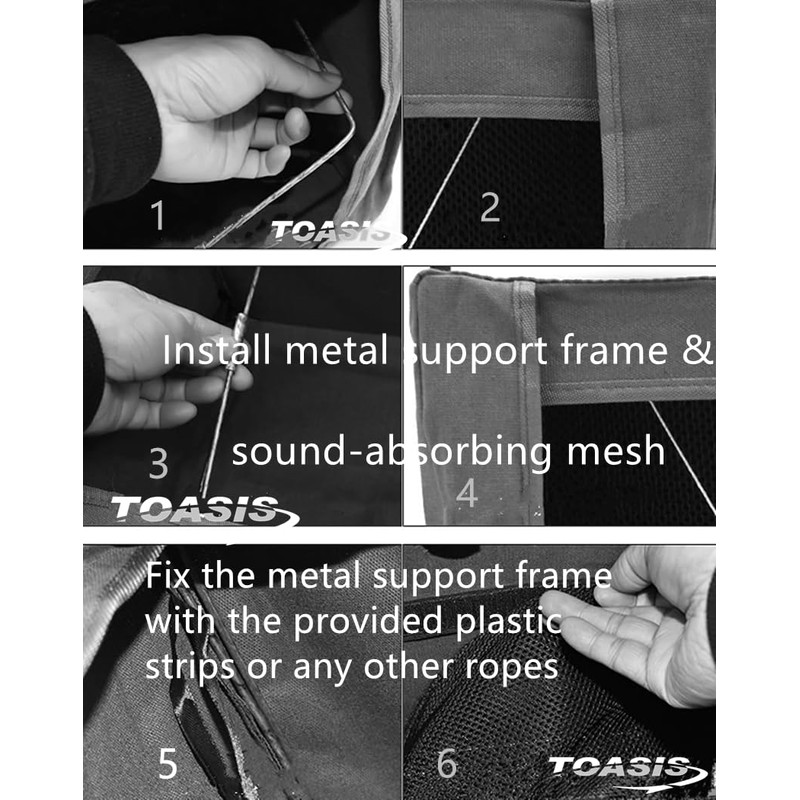 Slingshot Target Practice Catch Box Black Color Size 30cm x