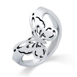 EVE'S ADDICTION Thumb Ring Butterfly Cut Out, Sizes 7 to 10 - Gifts for Mom