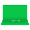 EMART Green Screen Photo Backdrop, 30x10 ft Photoshoot Backdrop Chroma