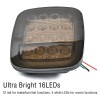 Unbranded 2X 16 LED Rear Tail Lights Brake Lamps Turn