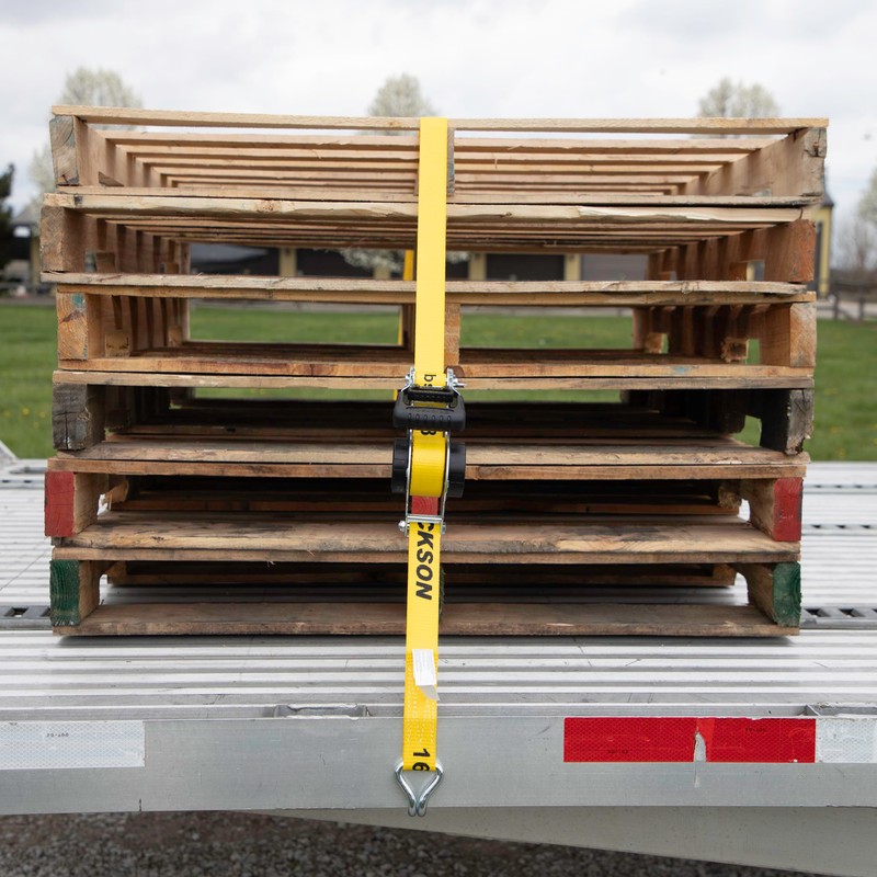 Retractable Ratchet Tie Down 1.5 inch x 16 feet Self-Locking