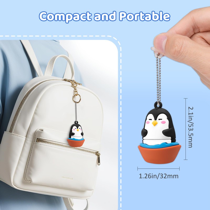 BORLTER CLAMP 64GB USB Flash Drive Cute Penguin Shape Memory