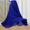 MUNAFIE Ballet Skirt Women's Chiffon Wrap Skirt Ballet Clothing Adjustable