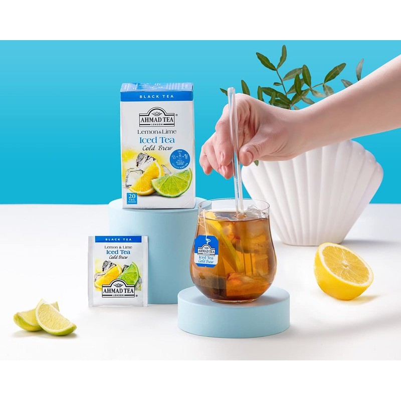 Ahmad Tea Lemon & Lime Cold Brew | Black Tea