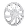 SCITOO 4PCs Silver Wheel Hubcap Rim 17 Inch Tire &