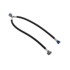 SevenGelok Quick Connect Faucet Hose Replacement Hot & Cold Water Mixer Line for Widespread Faucet with Snap-in Fast Lock, Bathroom 3 Holes Faucet Quick Connect Hose, QCH001-P2【2 Packs】