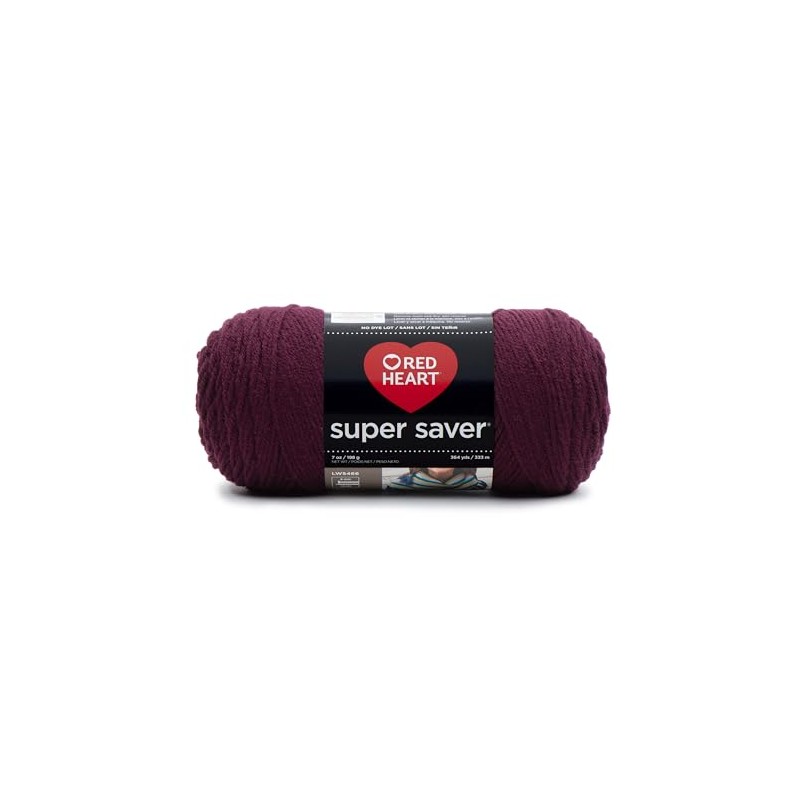 Red Heart Super Saver Yarn - Claret