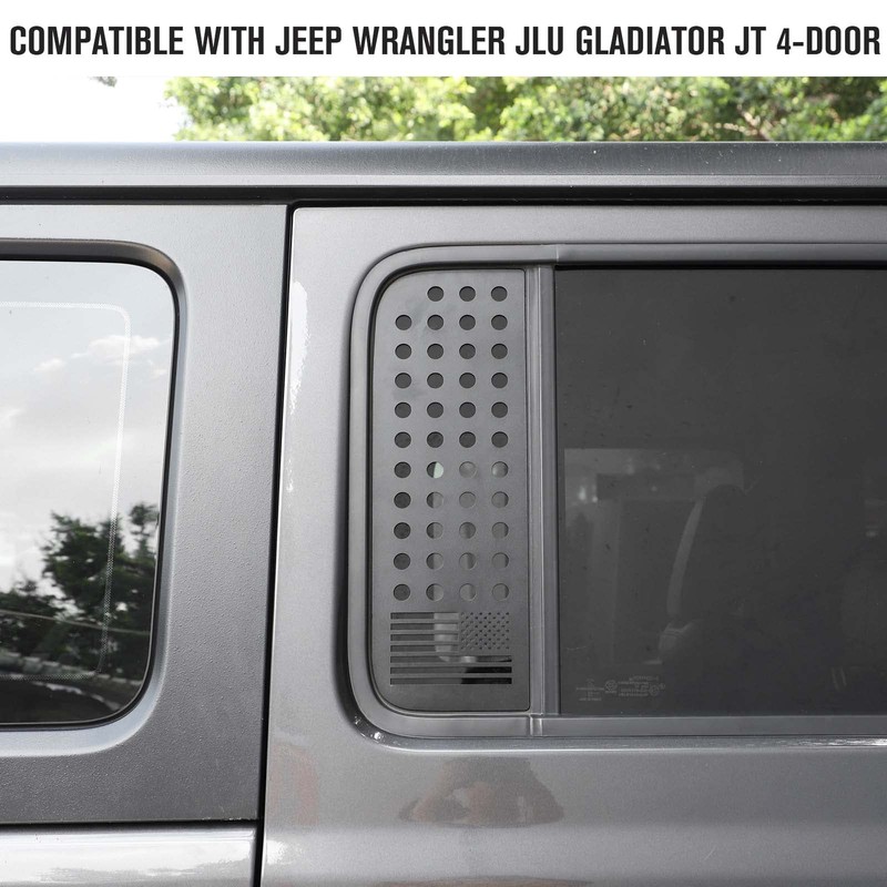Jimen Compatible with 2018-2023 Jeep Wrangler JL JLU Gladiator JT