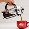 Lion Coffee, Arabica Coffee Beans, Light Roast Whole Bean Coffee,