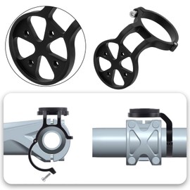 ECSiNG 1 x Bicycle Handlebar Computer Mount for 31.8 mm Handlebars Compatible with Garmin Edge Compatible with Wahoo Elemnt 52.6 x 31.8 x 37.9 mm Black