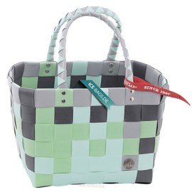 Witzgall 5008/44 Shopping basket woven black brown silver