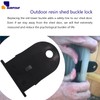 SURPOUF Outdoor Resin Shed Hasp Latch, Plastic Hasp Latch,Newly Upgraded