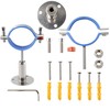 bociloy 304 Stainless Steel Wall Mount Ceiling Mount Pipe Supports,