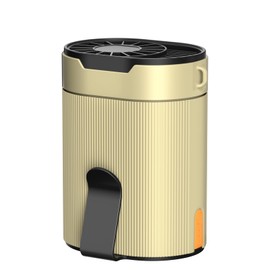 COZOME Portable Waist Fan, Rechargeable 3000mAh Battery, 25H Runtime, 6600RPM Turbo Dual Clip, 4 Speeds Adjustable, Belt Fans for Hiking, Riding, Fishing, Hands-Free Hanging Fan Gifts for Worker