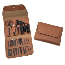 Bertia Compact Nail Care Set for Hands and Feet - 16 Pieces