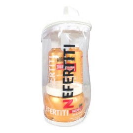 Kit Nefertiti Argan Shampoo Mascarilla Crema Peinar Hidratación 1L