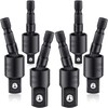 Honoson 6 Pieces Power Drill Sockets Adapter Set Impact Driver