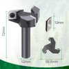 BALUGAEA Face Cutter 12 mm Shank 50.8 mm Diameter for