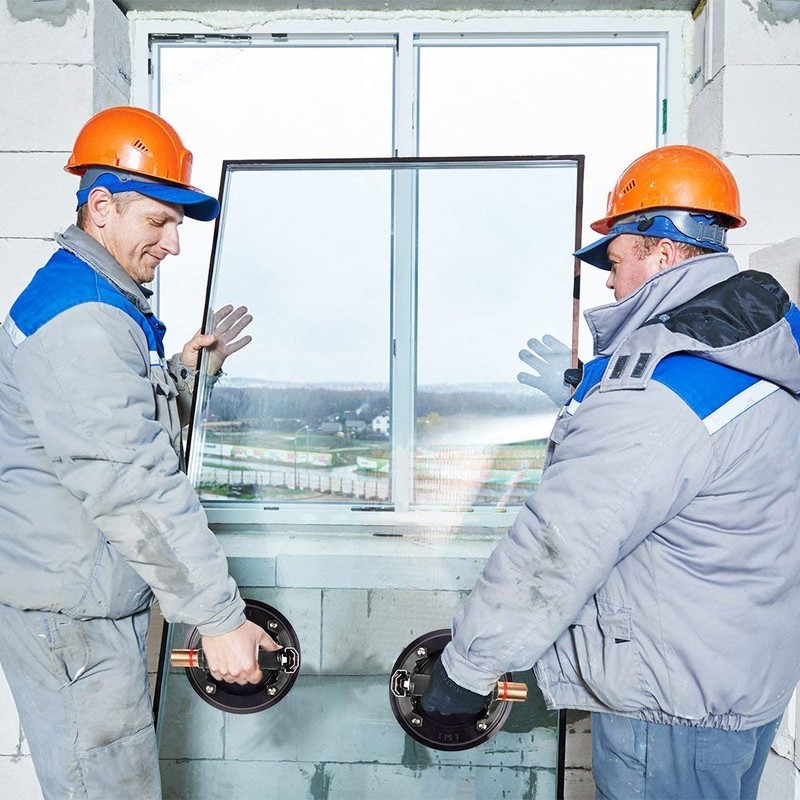IMT 8" Glass Suction Cups for Granite & Glass Lifting,
