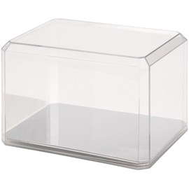 Pioneer Plastics 865CD-UV Clear Plastic Mini Helmet Display Case (Mirrored, UV Resistant), 8" W x 6" D x 5" H