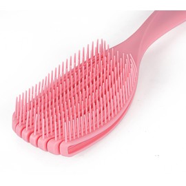 Detangle Hair Brush for Women, Curly Wet Hair Detangler (Pink)