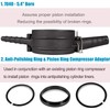 Piston Ring Compressor Tool 5.4" bore and Anti-Polishing Ring Adapter