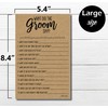 What Did the Groom Say Game - Kraft (50-Sheets) Rustic