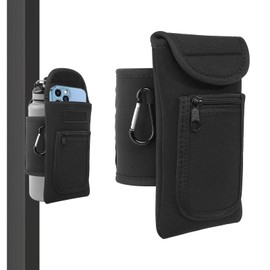 prota Magnetic Gym Bag, Bag with Magnets for Bottle, Magnetic Sports Bag, Gym Accessories with Adjustable Strap for Sports, Work, Suitable for Gyms, black