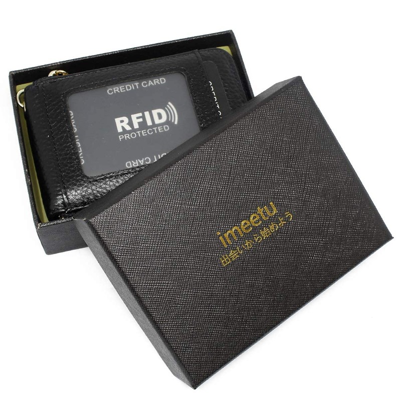 imeetu Women RFID Credit Card Holder Wallet, Keychain & ID