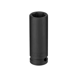 Jetech 1/2-Inch Drive 18mm Deep Impact Socket with 6-Point Design, Heat-Treated Chrome Molybdenum Alloy Steel, Metric