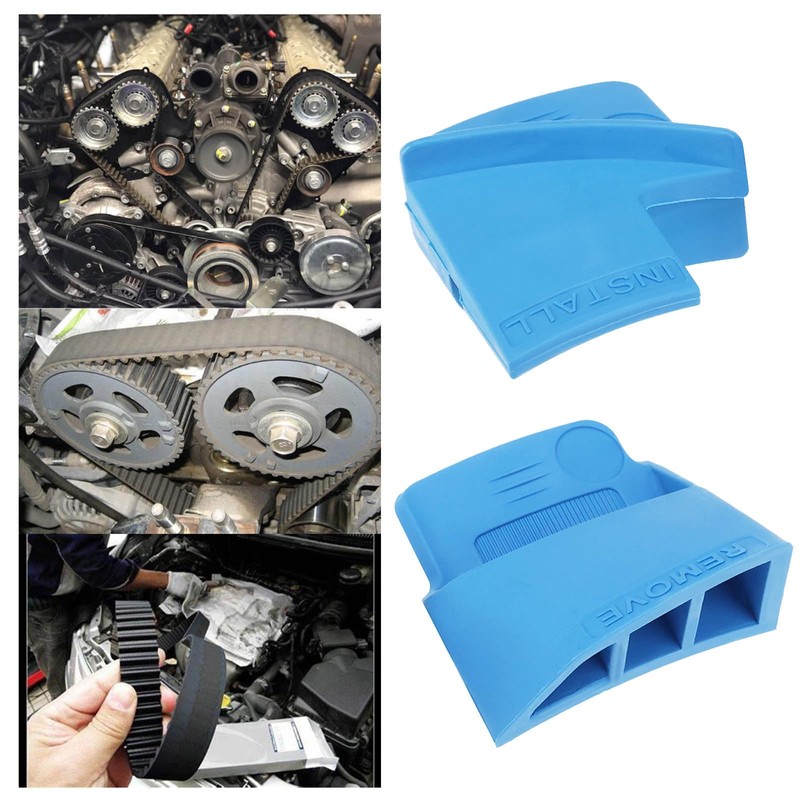 LT Easiyl 2 Sets Car Elastic Belt Support Block Disassembly