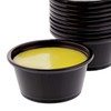 AmerCare Poly Black Portion Cup, 2 Oz, Case of 2500