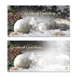 Gift Voucher Gift Vouchers for DIN Long Envelopes (Pack of 100) for Christmas X9287