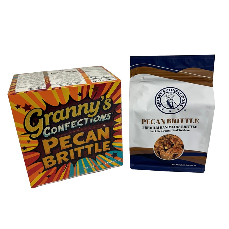 Grannys Confections Handmade Pecan Brittle. Grade "A" Pecans. Just Like