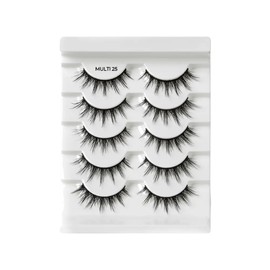 Broadway Lashes Strip False Eyelashes Multipack Fake Eyelashes Natural to Dramatic Look Lash Set 5 Pairs (21)