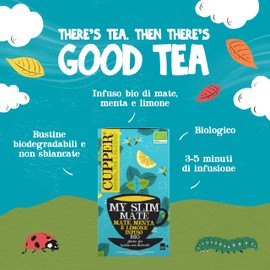 CUPPER Infuso My Slim Mate Bio con Matè Menta Limone 20 Bustine