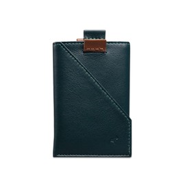 The Frenchie Co. Cardholder, Green, Magnetic Closure Rfid Blocking