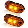 ULTECHNOVO 8pcs Led Side Marker Light Indicator Lamp for Trailer