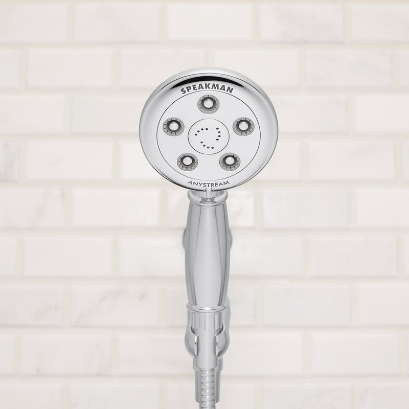Speakman VS-3011-E175 Chelsea Anystream Multi-Function Handheld Shower Head, 1.75 GPM,