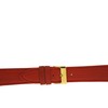 Tech Swiss 12mm Watch Band Genuine Leather Lizard Grain Red