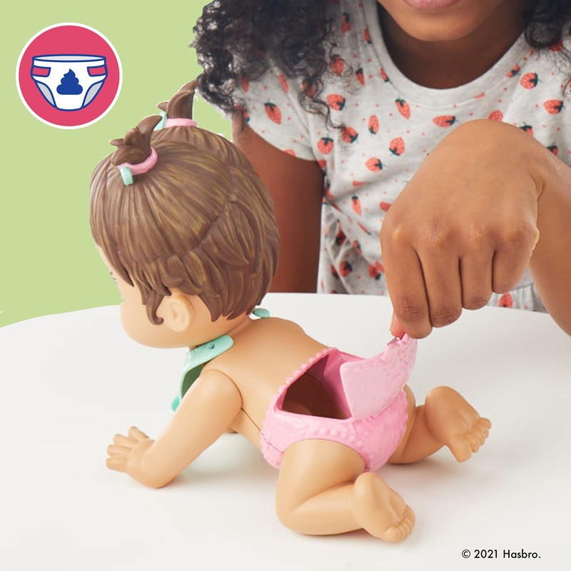 Baby Alive Lil Snacks Doll, Eats and Poops, Snack-Themed 8-Inch