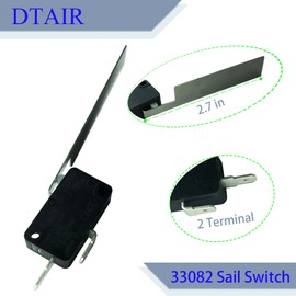 DTAIR 33082 Sail Switch Replacement for Select Dometic Atwood RV Furnace(Pack of 2)