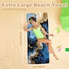 ANNA QUEEN Beach Towel, Oversized 31" x 70" Towel, Quick-Dry,
